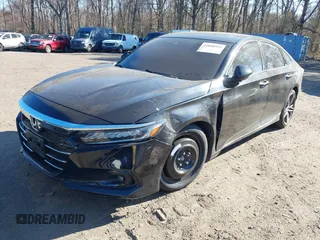 2021 Honda Accord Touring with VIN 1HGCV2F91MA022025, listed as a IAAI auction lot 42048514 with 47,630 mi miles and . Bid and sale history available at DreamBid. Image 2.