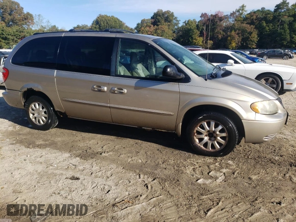 2003 Chrysler Town & Country EX with VIN 2C4GP74LX3R226547, listed as a Copart auction lot 76238494 with 146,353 mi miles and Salvage Title. Bid and sale history available at carsss.com. Image 4.