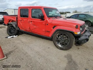 2024 Jeep Gladiator Nighthawk with VIN 1C6HJTAG7RL127120, listed as a Copart auction lot 45914815 with 2,284 mi miles and Salvage Title. Bid and sale history available at carsss.com. Image 4.