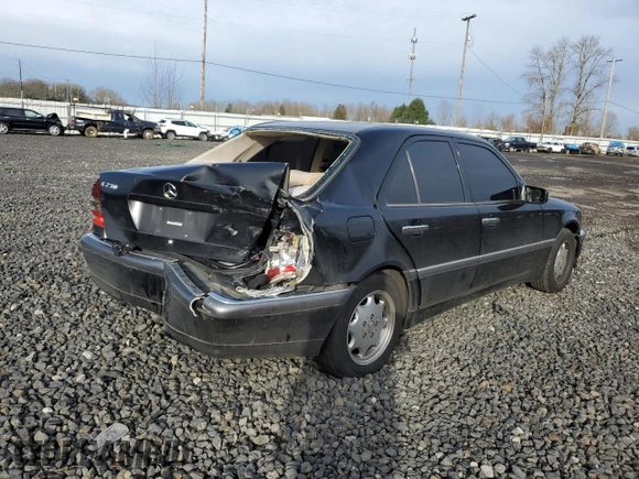 1998 Mercedes-Benz C 230/260/280/320 with VIN WDBHA23G4WA613941, listed as a Copart auction lot 46408815 with Not Provided miles and Salvage Title. Bid and sale history available at carsss.com. Image 3.