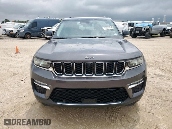 2022 Jeep Grand Cherokee with VIN 1C4RJYB68N8721311, listed as a Copart auction lot 59110545 with 27,922 mi miles and Clean title. Bid and sale history available at DreamBid. Image 5.