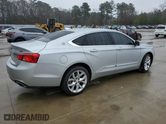 2018 Chevrolet Impala Premier with VIN 2G1125S39J9143113, listed as a Copart auction lot 45168175 with 119,035 mi miles and Salvage Title. Bid and sale history available at DreamBid. Image 3.