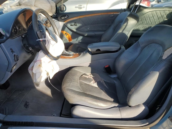 2004 Mercedes-Benz CLK-Class 3.2L with VIN WDBTJ65J34F071175, listed as a Copart auction lot 82652584 with 0 mi miles and Salvage Title. Bid and sale history available at carsss.com. Image 7.