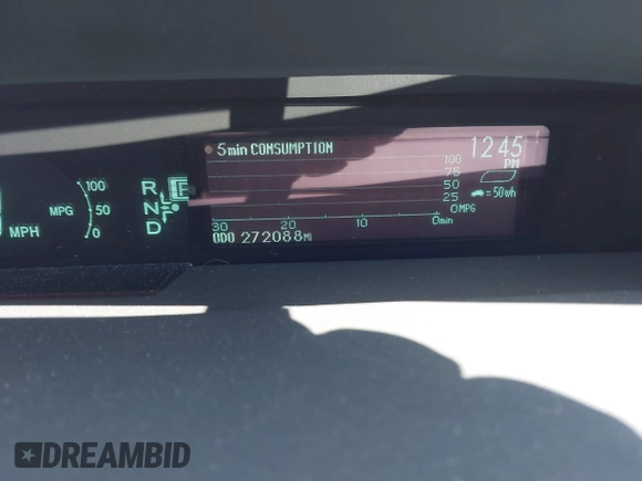2011 Toyota Prius I with VIN JTDKN3DU1B0270124, listed as a IAAI auction lot 41871546 with 272,088 mi miles. Bid and sale history available at carsss.com. Image 7.