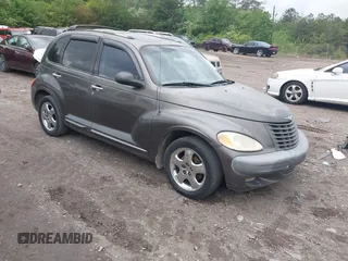 2001 Chrysler PT Cruiser with VIN 3C8FY4BB41T310213, listed as a IAAI auction lot 42070002 with 116,557 mi miles. Bid and sale history available at carsss.com. Image 1.