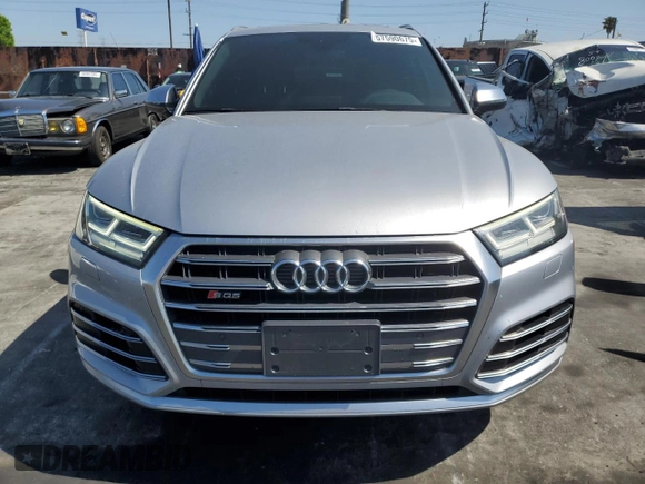 2018 Audi SQ5 Premium Plus с VIN WA1A4AFY2J2070806, выставлен на аукционе Copart как лот 57590675 с пробегом 62 087 миль миль и Списание • Salvage title. История ставок и продаж доступна на DreamBid. Изображение 5.