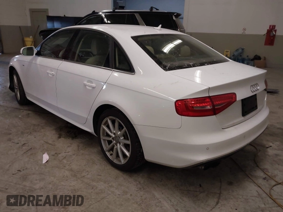 2016 Audi A4 Premium Plus with VIN WAUFFAFL5GN006323, listed as a IAAI auction lot 41299095 with 106,166 mi miles. Bid and sale history available at carsss.com. Image 3.