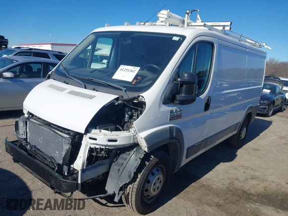2016 Ram ProMaster Cargo with VIN 3C6TRVAG7GE135108, listed as a IAAI auction lot 41251262 with 108,025 mi miles and . Bid and sale history available at DreamBid. Image 18.
