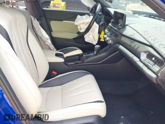 2023 Acura Integra w/A-Spec Package with VIN 19UDE4H35PA018458, listed as a IAAI auction lot 42279087 with 41,734 mi miles and . Bid and sale history available at DreamBid. Image 5.