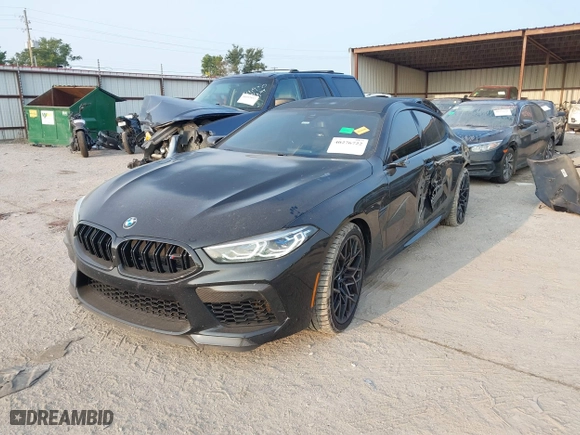2020 BMW M8 with VIN WBSGV0C06LCD99264, listed as a IAAI auction lot 40276722 with 38,039 mi miles. Bid and sale history available at carsss.com. Image 23.