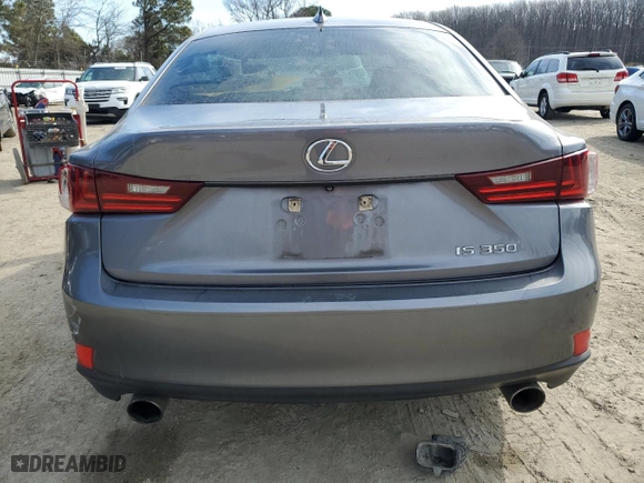 2014 Lexus IS 350 with VIN JTHBE1D26E5013128, listed as a Copart auction lot 46513495 with 103,096 mi miles and Salvage Title. Bid and sale history available at carsss.com. Image 6.