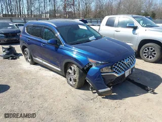 2021 Hyundai Santa Fe SEL with VIN 5NMS2DAJ2MH316068, listed as a IAAI auction lot 41780452 with 41,538 mi miles. Bid and sale history available at carsss.com. Image 1.