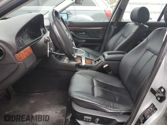 2003 BMW 5 Series 525iA with VIN WBADT43463G033124, listed as a Copart auction lot 72507464 with 0 mi miles and Salvage Title. Bid and sale history available at carsss.com. Image 7.