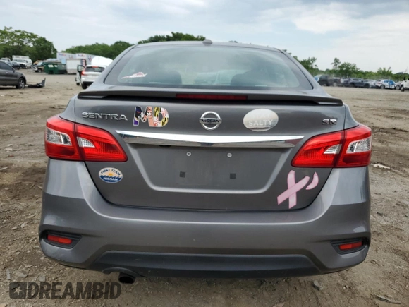 2017 Nissan Sentra SR with VIN 3N1AB7AP9HY237576, listed as a Copart auction lot 58853165 with 93,720 mi miles and Salvage title. Bid and sale history available at DreamBid. Image 6.
