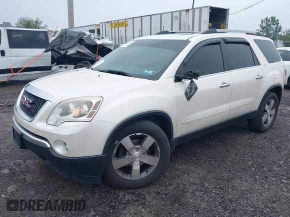 2012 GMC Acadia SLT1 z VIN 1GKKVRED1CJ234466, wystawiony jako IAAI lot #42275289 z przebiegiem 161 629 mil mil oraz . Historia ofert i sprzedaży dostępna na DreamBid. Obrazek 2.