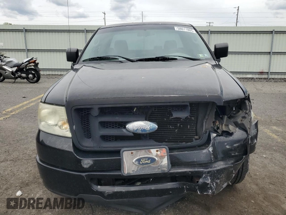 2007 Ford F-150 XL with VIN 1FTRF12207KD50317, listed as a Copart auction lot 58611805 with 122,940 mi miles and Salvage title. Bid and sale history available at DreamBid. Image 5.