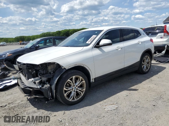 2018 BMW X2 xDrive28i z VIN WBXYJ5C35JEF80889, wystawiony jako Copart lot #57624455 z przebiegiem 80 012 mil mil oraz Szkoda całkowita • Salvage title. Historia ofert i sprzedaży dostępna na DreamBid. Obrazek 1.