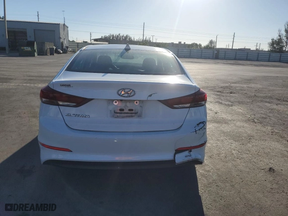 2018 Hyundai Elantra SEL with VIN 5NPD84LF2JH248434, listed as a Copart auction lot 48581135 with 130,122 mi miles and Salvage Title. Bid and sale history available at carsss.com. Image 6.
