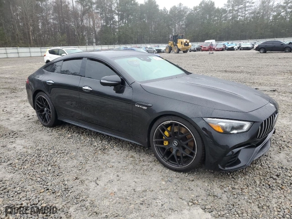 2019 Mercedes-Benz AMG GT with VIN WDD7X8KB3KA007860, listed as a Copart auction lot 44325735 with 73,506 mi miles and Salvage Title. Bid and sale history available at carsss.com. Image 4.