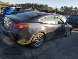 2015 Mazda 6 i Sport with VIN JM1GJ1U53F1220971, listed as a Copart auction lot 89270455 with 105,436 mi miles and Clean Title. Bid and sale history available at carsss.com. Image 3.