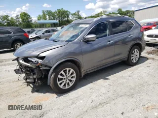 2017 Nissan Rogue SV with VIN KNMAT2MV3HP618932, listed as a Copart auction lot 55113665 with 77,298 mi miles and Salvage title. Bid and sale history available at DreamBid. Image 1.