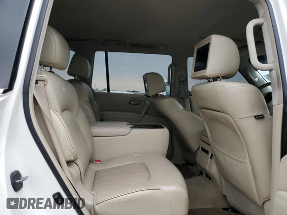 2012 Infiniti QX56 7-passenger с VIN JN8AZ2NE6C9017870, выставлен на аукционе Copart как лот 58945745 с пробегом 130 847 миль миль и Списание • Salvage title. История ставок и продаж доступна на DreamBid. Изображение 11.