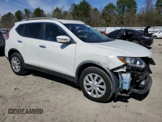 2016 Nissan Rogue SV with VIN JN8AT2MT3GW015826, listed as a Copart auction lot 49307125 with 118,609 mi miles and Salvage Title. Bid and sale history available at carsss.com. Image 4.