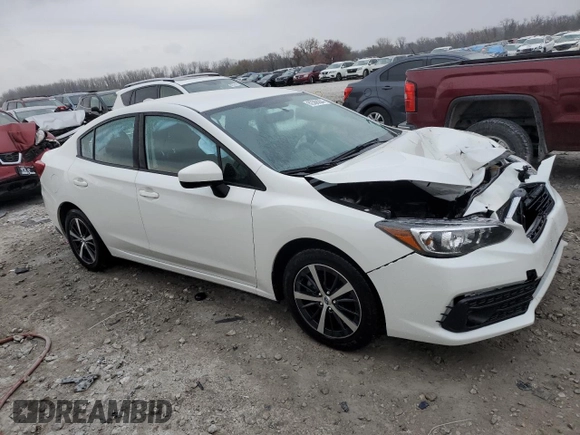 2020 Subaru Impreza Premium with VIN 4S3GKAV61L3607801, listed as a Copart auction lot 82368294 with 28,816 mi miles and Salvage title. Bid and sale history available at DreamBid. Image 4.