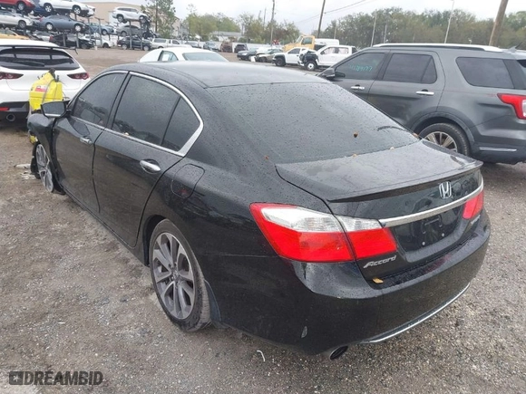 2015 Honda Accord Sedan Sport with VIN 1HGCR2F54FA239170, listed as a IAAI auction lot 41733576 with 111,621 mi miles. Bid and sale history available at carsss.com. Image 3.