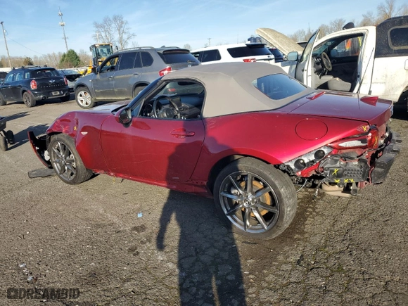 2020 Mazda MX-5 Miata Grand Touring with VIN JM1NDAD77L0410693, listed as a Copart auction lot 89218145 with NaN miles and Salvage Title. Bid and sale history available at carsss.com. Image 2.