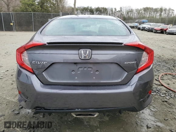 2021 Honda Civic Sport with VIN 2HGFC2F87MH544279, listed as a Copart auction lot 49745115 with 73,822 mi miles and Clean Title. Bid and sale history available at DreamBid. Image 6.