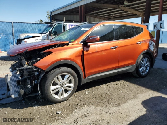 2015 Hyundai Santa Fe Sport with VIN 5XYZW4LA6FG239993, listed as a Copart auction lot 47316555 with NaN miles and Salvage Title. Bid and sale history available at carsss.com. Image 1.