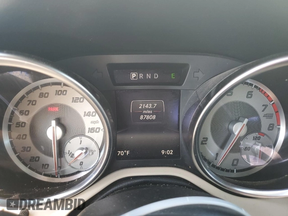2014 Mercedes-Benz SLK 250 with VIN WDDPK4HA1EF081565, listed as a Copart auction lot 54008025 with 87,808 mi miles and Salvage title. Bid and sale history available at DreamBid. Image 9.
