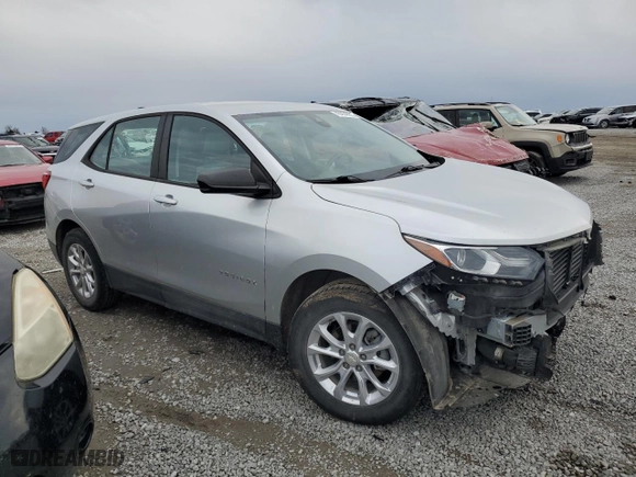 2020 Chevrolet Equinox LS with VIN 3GNAXHEV3LS520023, listed as a Copart auction lot 43454035 with 66,548 mi miles and Salvage Title. Bid and sale history available at carsss.com. Image 4.