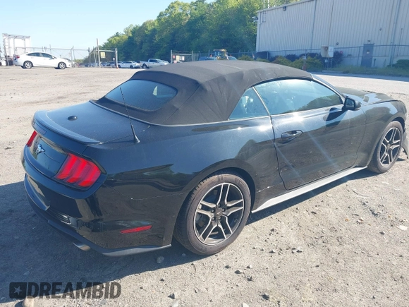 2018 Ford Mustang EcoBoost Premium with VIN 1FATP8UH9J5167426, listed as a IAAI auction lot 42207821 with 19,980 mi miles and . Bid and sale history available at DreamBid. Image 4.