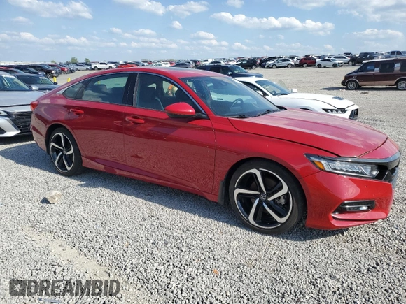 2020 Honda Accord Sport with VIN 1HGCV2F34LA015452, listed as a Copart auction lot 54653225 with 79,275 mi miles and Salvage title. Bid and sale history available at DreamBid. Image 4.