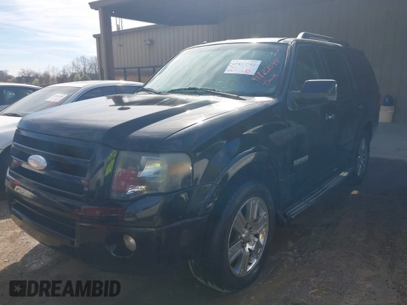 2007 Ford Expedition Limited with VIN 1FMFU19587LA79389, listed as a IAAI auction lot 41823542 with 328,882 mi miles. Bid and sale history available at carsss.com. Image 2.