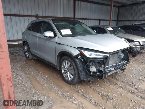 2019 Infiniti QX50 Luxe z VIN 3PCAJ5M10KF146405, wystawiony jako IAAI lot #42366761 z przebiegiem 39 634 mil mil oraz . Historia ofert i sprzedaży dostępna na DreamBid. Obrazek 1.