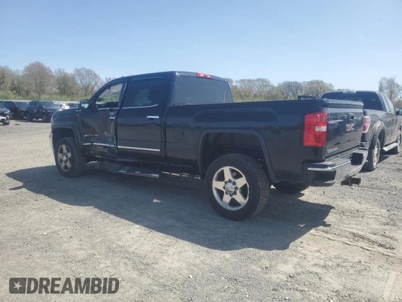 2015 GMC Sierra 2500HD SLT with VIN 1GT12ZEG2FF600811, listed as a Copart auction lot 53830145 with 199,017 mi miles and Clean title. Bid and sale history available at DreamBid. Image 2.