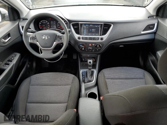 2022 Hyundai Accent SEL with VIN 3KPC24A61NE180525, listed as a Copart auction lot 42200263 with 7,539 mi miles. Bid and sale history available at carsss.com. Image 8.