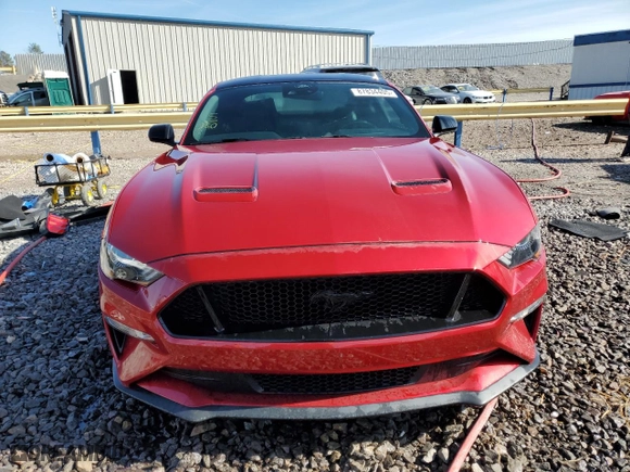 2022 Ford Mustang GT with VIN 1FA6P8CF9N5112140, listed as a Copart auction lot 87834405 with NaN miles and Salvage Title. Bid and sale history available at carsss.com. Image 5.