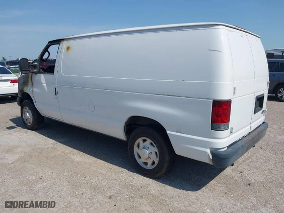 2013 Ford Econoline Cargo Van Commercial with VIN 1FTNE1EW6DDA69266, listed as a IAAI auction lot 42040253 with 1 mi miles. Bid and sale history available at carsss.com. Image 3.