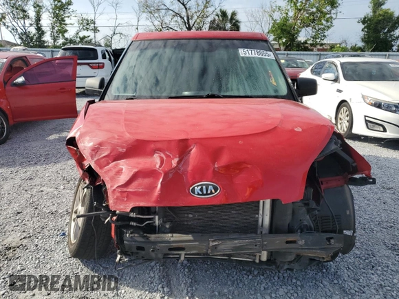 2011 Kia Soul + with VIN KNDJT2A24B7338499, listed as a Copart auction lot 51778055 with 128,187 mi miles and Salvage Title. Bid and sale history available at carsss.com. Image 5.