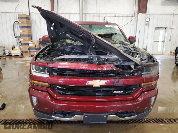 2017 Chevrolet Silverado 1500 LT with VIN 1GCVKREC4HZ132564, listed as a Copart auction lot 47121065 with 0 mi miles and Non Repairable. Bid and sale history available at carsss.com. Image 5.