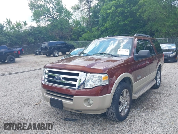 2008 Ford Expedition Eddie Bauer with VIN 1FMFU17568LA17381, listed as a IAAI auction lot 42371260 with 89,485 mi miles and . Bid and sale history available at DreamBid. Image 2.