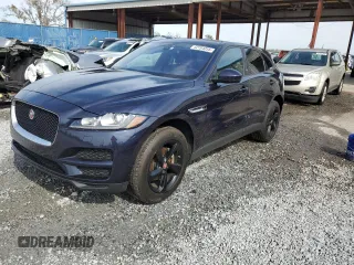 2018 Jaguar F-Pace 20d Premium with VIN SADCJ2FN9JA326677, listed as a Copart auction lot 42704055 with 104,968 mi miles and Salvage Title. Bid and sale history available at DreamBid. Image 1.