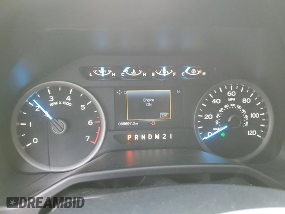 2016 Ford F-150 XLT with VIN 1FTEW1EF7GKF45926, listed as a Copart auction lot 54192725 with 68,697 mi miles and Salvage Title. Bid and sale history available at carsss.com. Image 9.