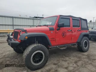2018 Jeep Wrangler JK Unlimited Sport with VIN 1C4BJWDGXJL812728, listed as a Copart auction lot 43114355 with 70,236 mi miles and Salvage Title. Bid and sale history available at carsss.com. Image 1.