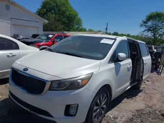 2015 Kia Sedona EX with VIN KNDMC5C14F6066311, listed as a IAAI auction lot 41968881 with 190,513 mi miles. Bid and sale history available at carsss.com. Image 2.