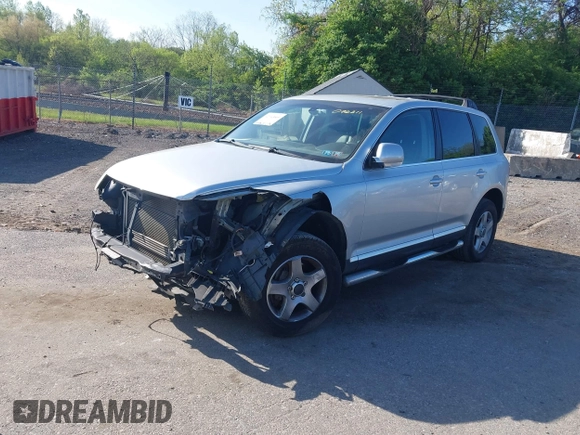 2005 Volkswagen Touareg 3.2L V6 with VIN WVGZG77L75D076211, listed as a IAAI auction lot 42143669 with 158,586 mi miles and . Bid and sale history available at DreamBid. Image 2.